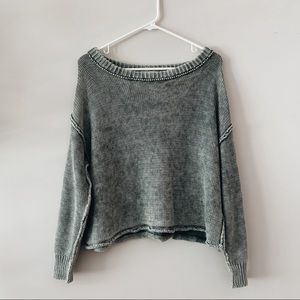 Böhme Lexi Knit Sweater, Grey, Size Small